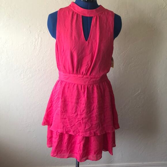 NWT Parker Silk Pink Sleeveless Dress - Picture 1 of 4